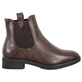Kylie Botas chelsea quentes marrom multicolorido