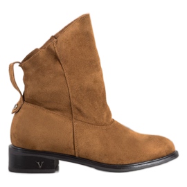 Botas de deslizamento VINCEZA marrom