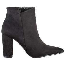 SHELOVET Botas elegantes no spitz preto