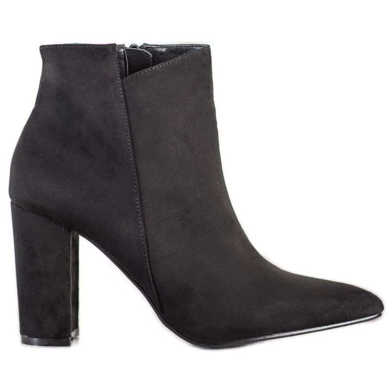 SHELOVET Botas elegantes no spitz preto