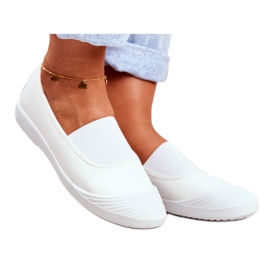 LU BOO Tênis Slip On Tênis Slip-on White Justy branco