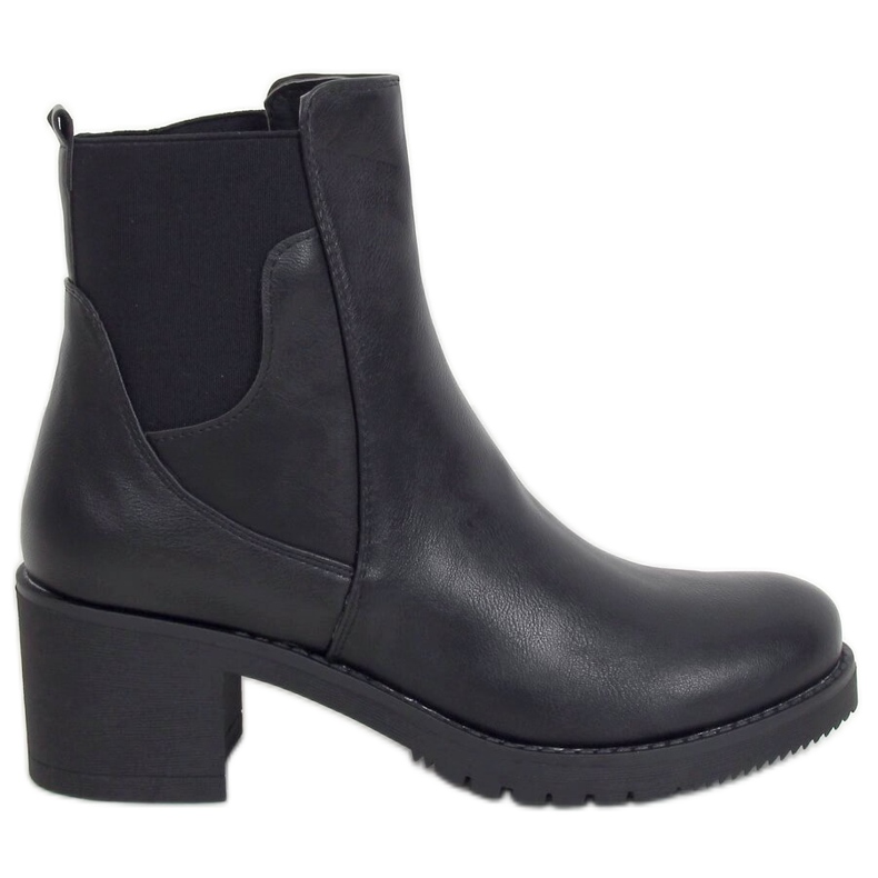 Botas Jodhpur pretas J19-85 pretas para mulheres preto
