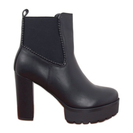 Botas plataforma pretas RB25 pretas preto