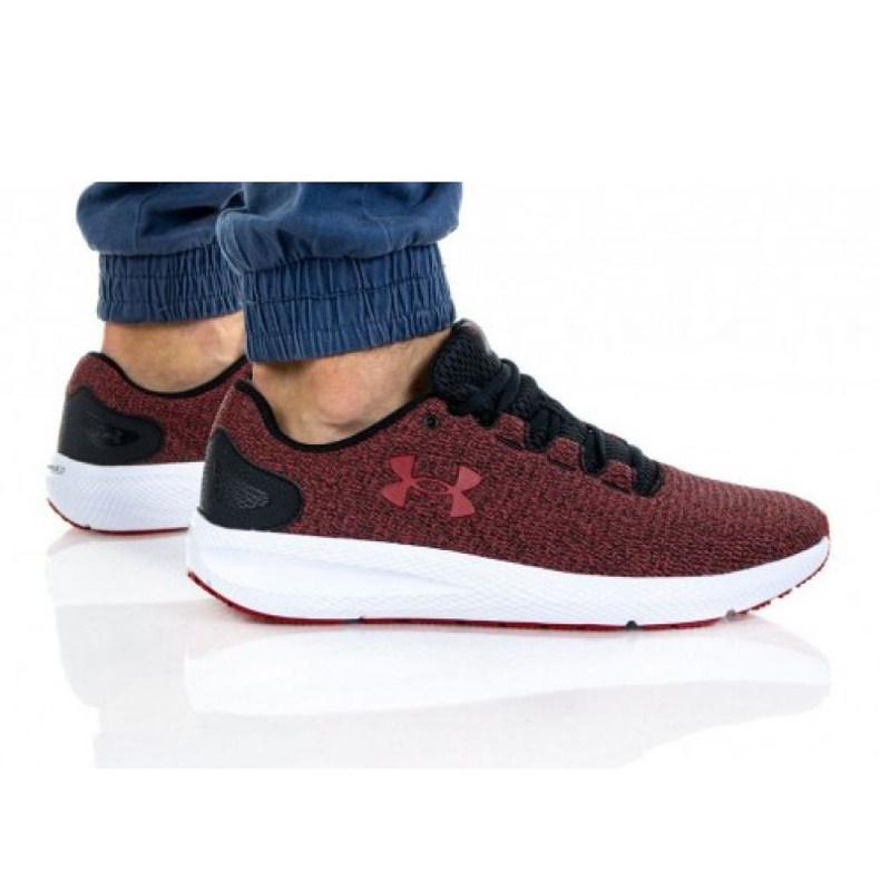Under Armour Charged Pursuit 2 Twist M 3023 304-003 preto vermelho