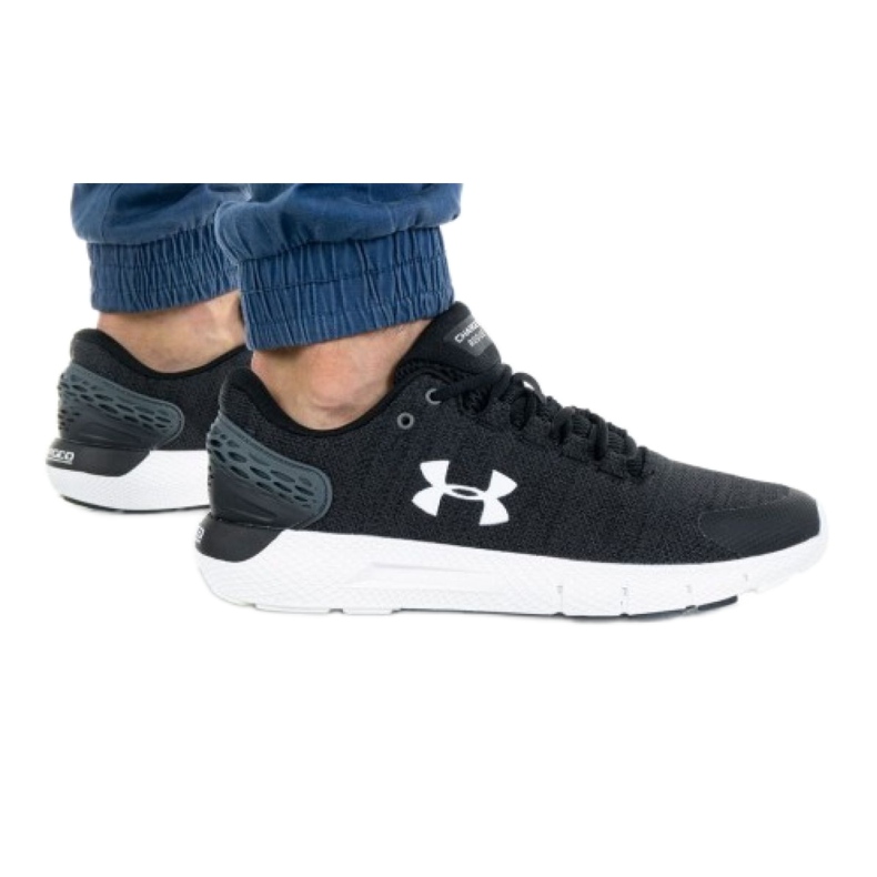 Under Armour Charger Rouge 2 sapatos Twist M 3023 879-001 preto
