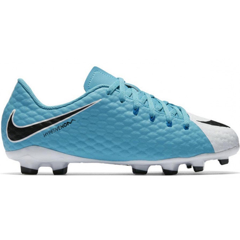 Chuteiras Nike Hypervenom Phelon Iii Fg Jr 852595 104 multicolorido azul