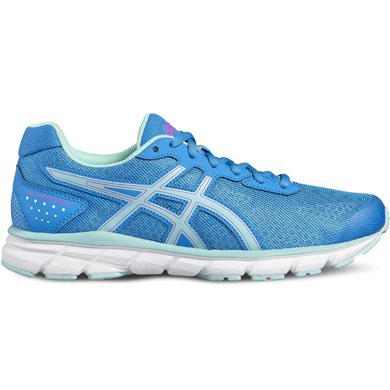 Tênis de corrida feminino Asics Gel Impression 9 T6F6N-4367 azul verde