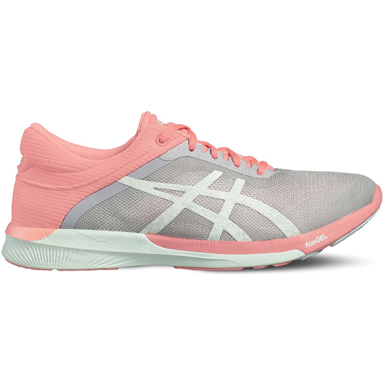 Tênis feminino Asics Fuze X Rush T768N-9687 rosa cinza