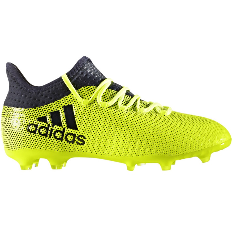 Chuteiras Adidas X 17.1 Fg Jr S82297 multicolorido verde