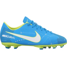 Chuteira Nike Mercurial Victory 6 Neymar Fg Jr 921488 400 azul azul