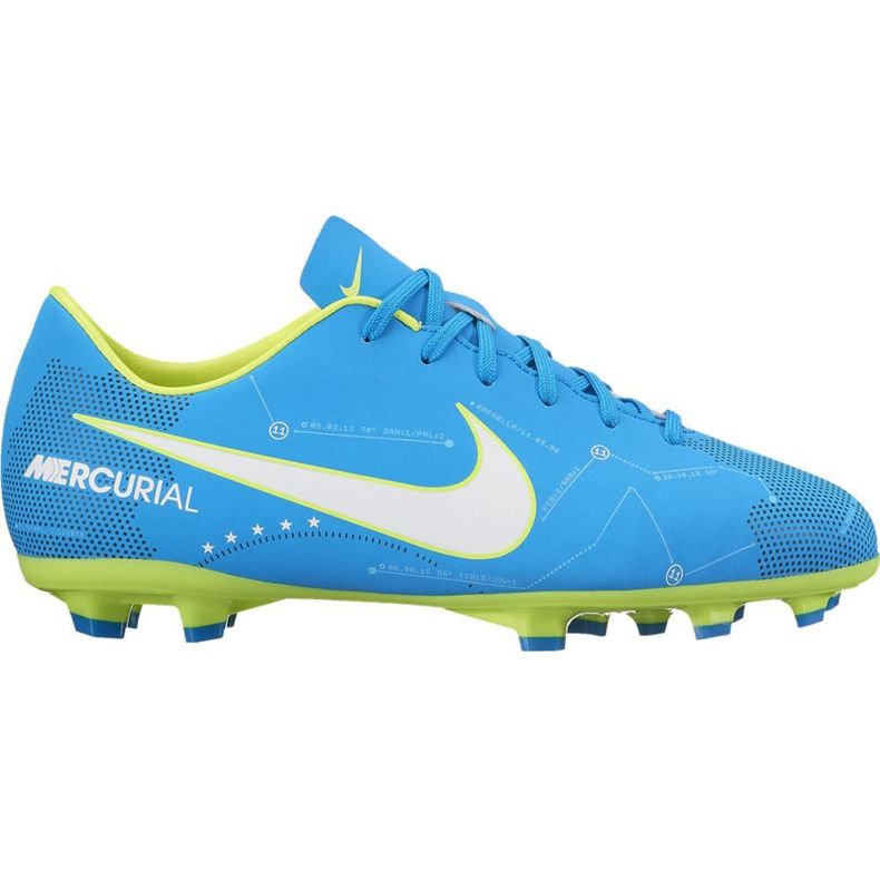 Chuteira Nike Mercurial Victory 6 Neymar Fg Jr 921488 400 azul azul