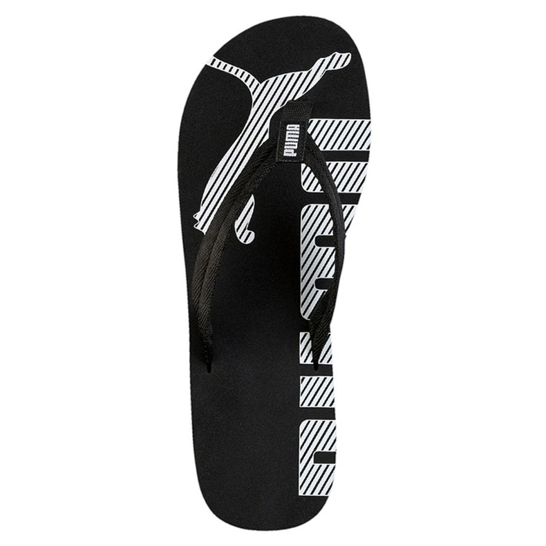 Chinelos masculinos Puma Epic Flip V2 preto e branco 360248 03