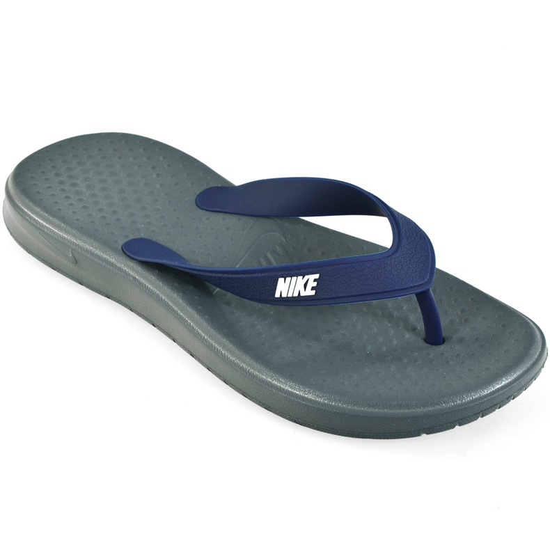 Nike Solay Thong 882690 001 Masculino - Slide azul marinho cinza