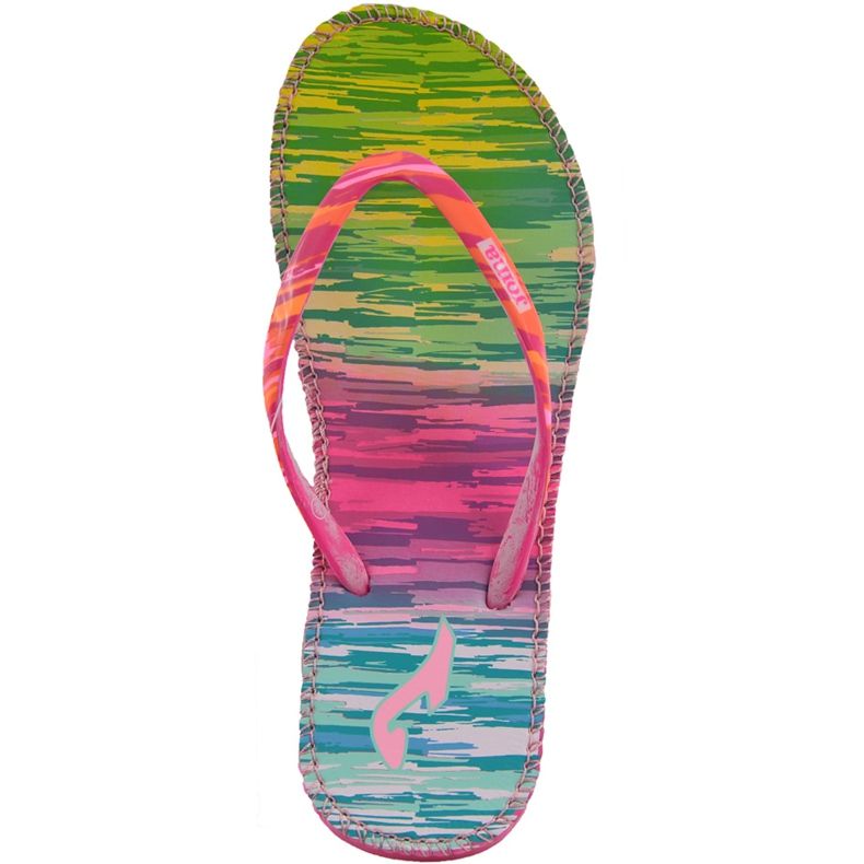 Sandálias femininas Joma S Goas 616 rosa multicolorido
