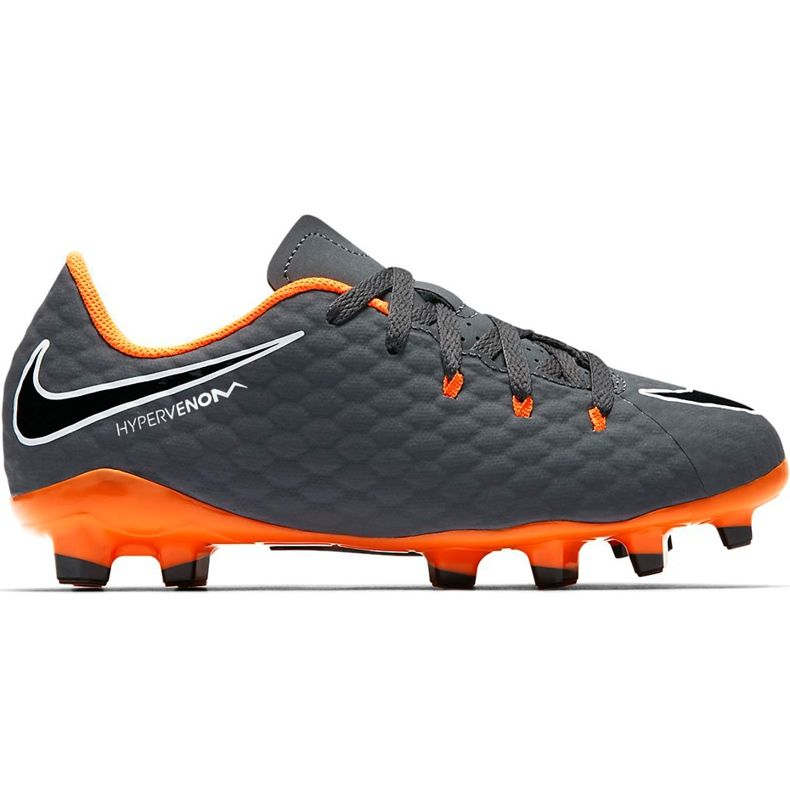 Chuteira Nike Hypervenom Phantom 3 Academy Fg Jr AH7288 081 multicolorido cinza