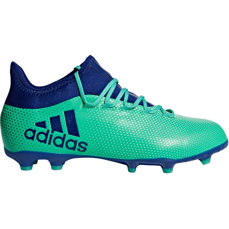 Chuteiras Adidas X 17.1 Fg Jr CP8980 multicolorido azul
