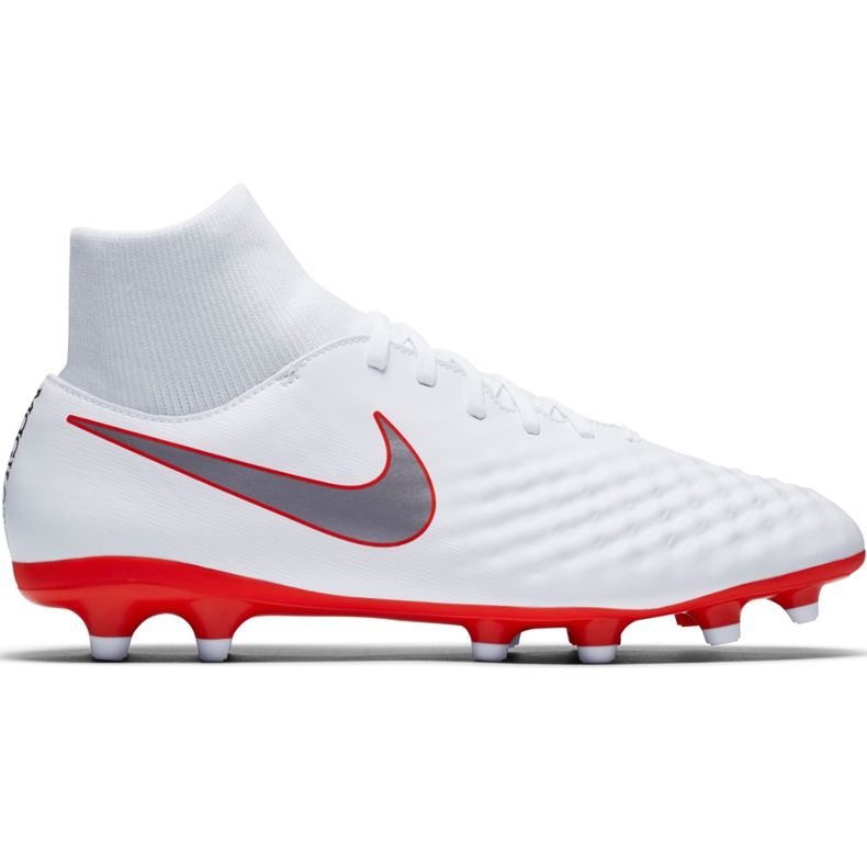 Chuteira Nike Magista Obra 2 Academy Df Fg AH7303 107 branco