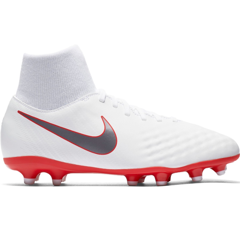 Nike Magista Obra 2 Academy Df Fg Jr AH7313 107 chuteiras multicolorido branco