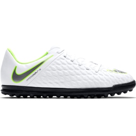 Nike Hypervenom Phantom X 3 Club Tf Jr AJ3790 107 chuteiras multicolorido branco