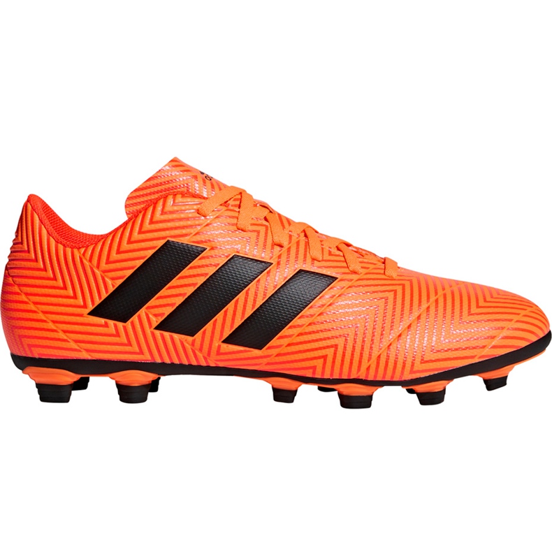 Chuteiras Adidas Nemeziz 18.4 FxG DA9594 multicolorido laranja