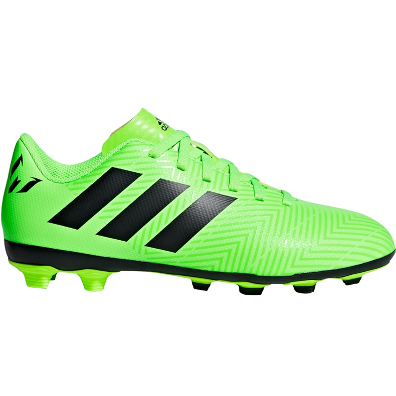 Chuteiras Adidas Nemeziz Messi 18.4 FxG Jr DB2371 verde