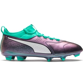 Chuteiras Puma One 3 Il Lth Fg Color Shift-Bi 104928 01 multicolorido multicolorido
