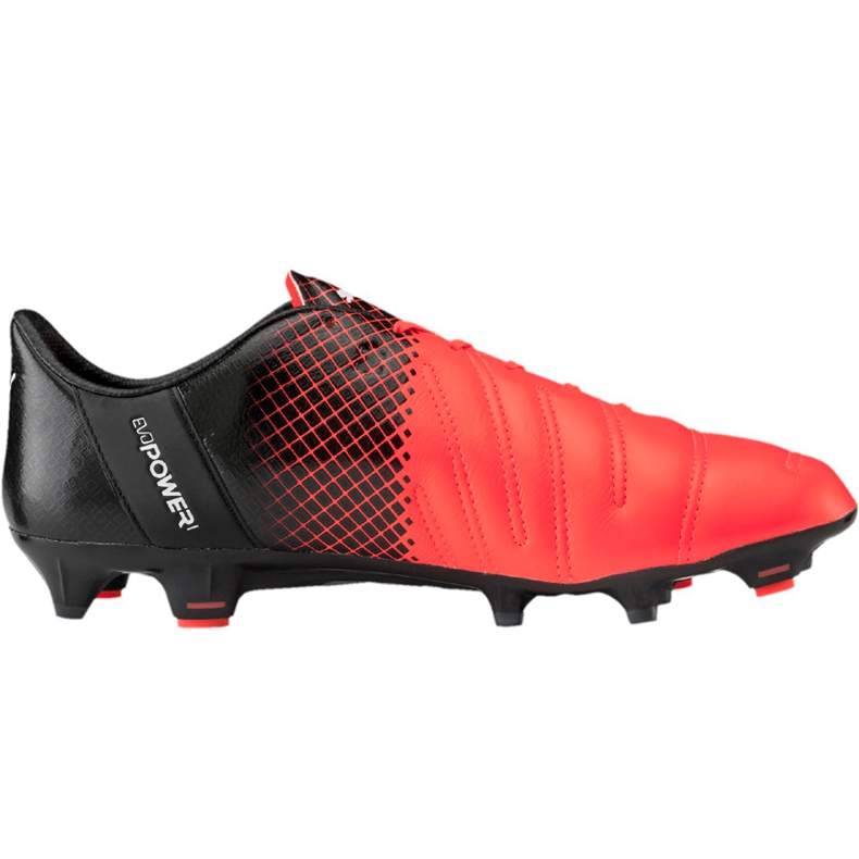 Botas de futebol Puma evoPower 1.3 Lth Fg 103850 01 multicolorido laranja
