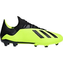 Chuteiras Adidas X 18.3 Fg DB2183 amarelo amarelo
