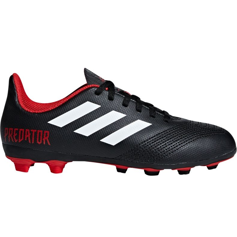 Chuteiras Adidas Predator 18.4 FxG Jr DB2323 multicolorido preto Chuteiras Adidas Predator 18.4 FxG Jr DB2323 multicolorido preto