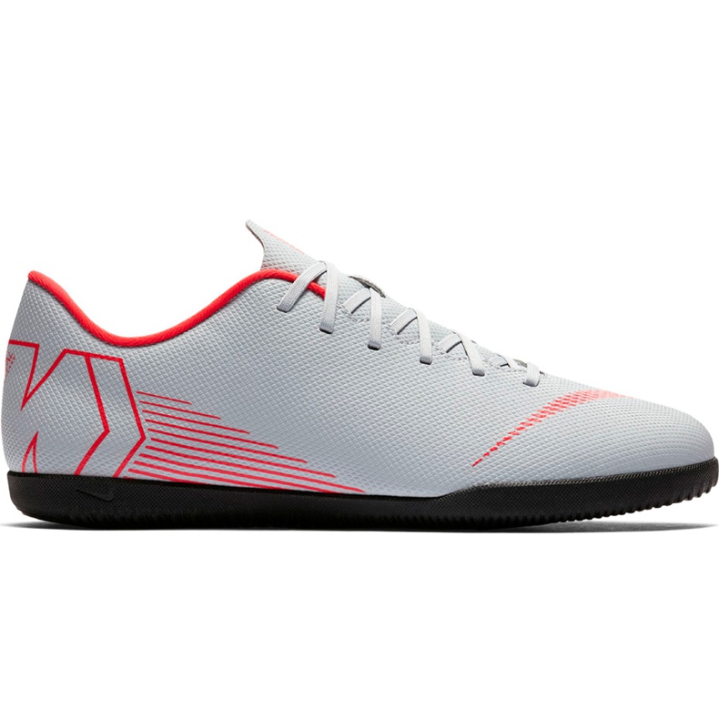 Chuteiras Nike Mercurial Vapor X 12 Club Ic Jr AH7354 060 multicolorido cinza