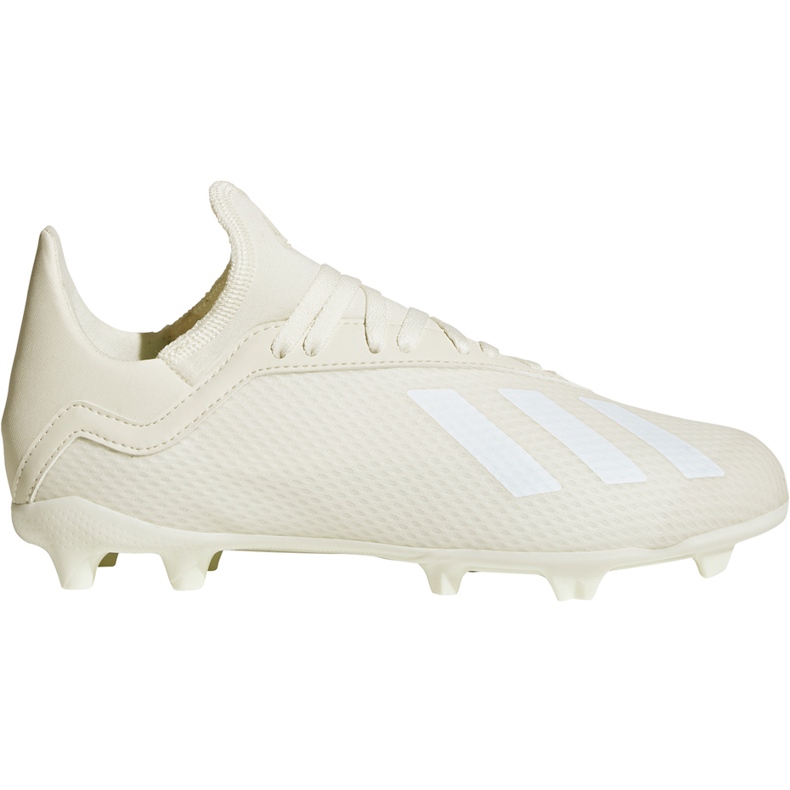 Chuteiras Adidas X 18.3 Fg Jr DB2417 branco, creme bege