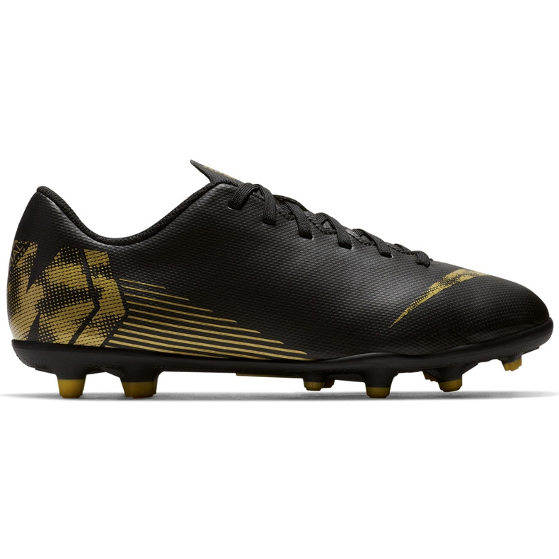 Chuteiras Nike Mercurial Vapor 12 Club Mg Jr AH7350 077 multicolorido preto