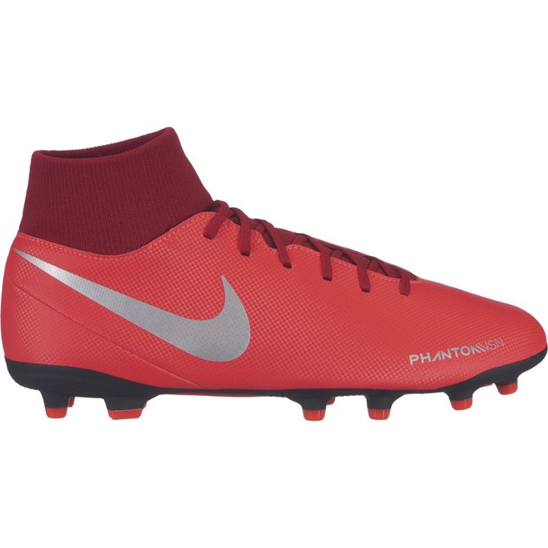 Chuteira Nike Phantom Vsn Club Df FG / MG AJ6959 600 multicolorido vermelho