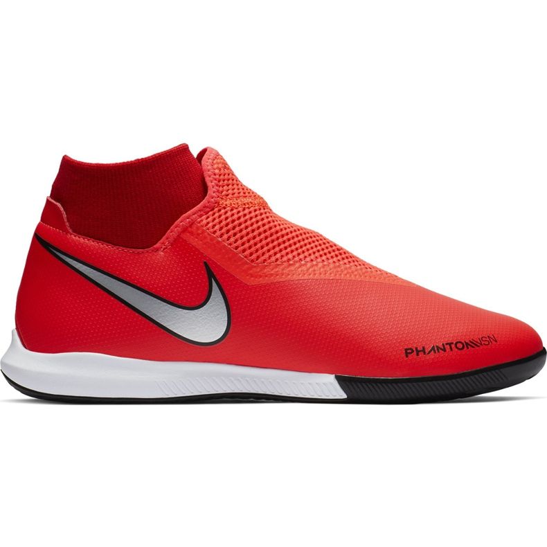 Chuteira Nike Phantom Vsn Academy Df Ic AO3267 600 de futebol multicolorido vermelho
