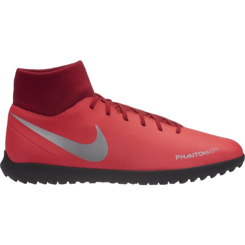 Chuteira Nike Phantom Vsn Club Df Tf AO3273 600 multicolorido vermelho
