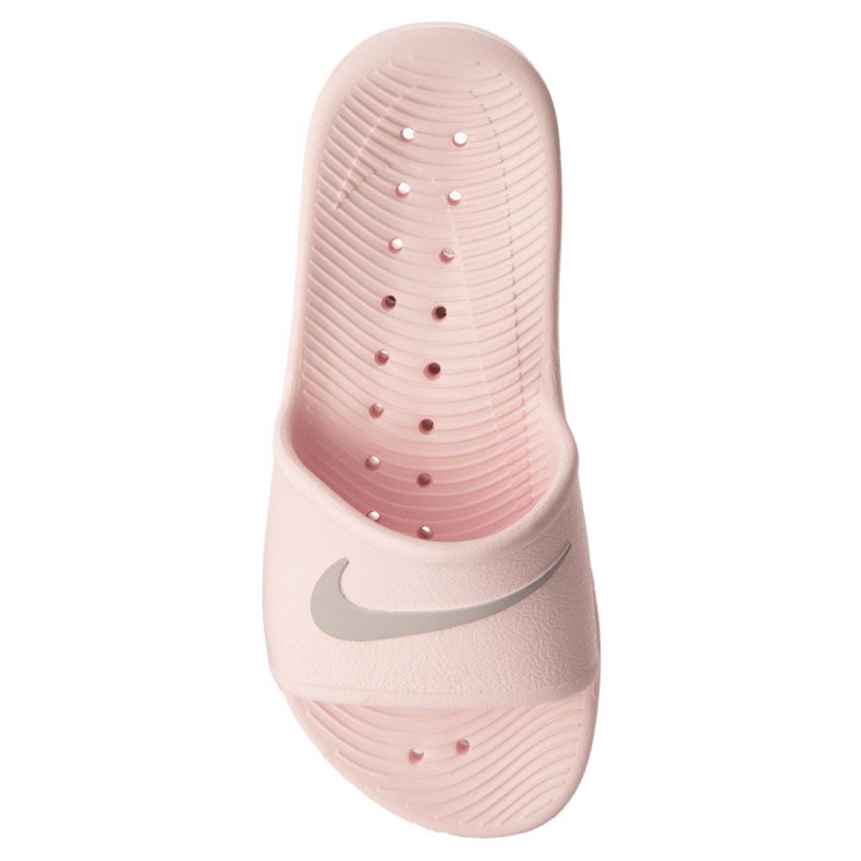 Chinelos femininos Nike Kawa Shower rosa 832655 601