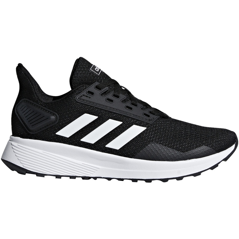 Sapatos infantis Adidas Duramo 9 K preto e branco BB7061