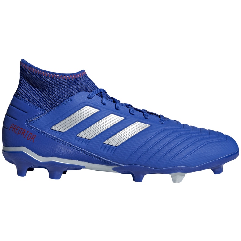 Chuteiras adidas Predator 19.3 Fg azul BB8112 multicolorido
