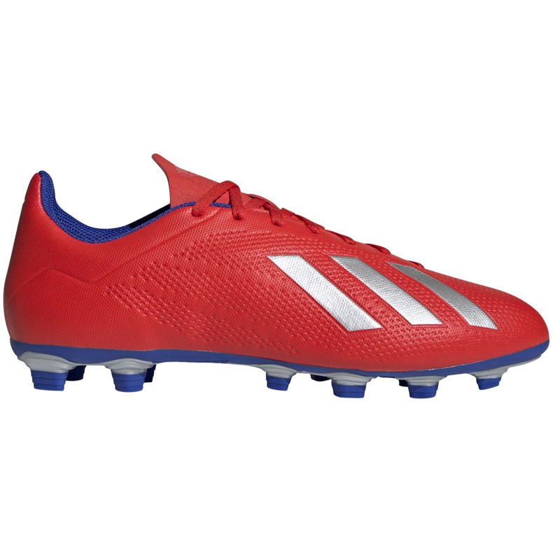 Chuteiras Adidas X 18.4 Fg vermelhas BB9376 multicolorido vermelho