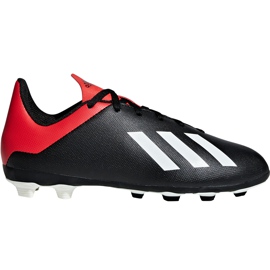 Chuteiras Adidas X 18.4 FxG Jr BB9378 preto preto