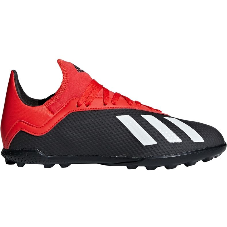 Chuteiras Adidas X 18.3 Tf Jr BB9402 preto preto