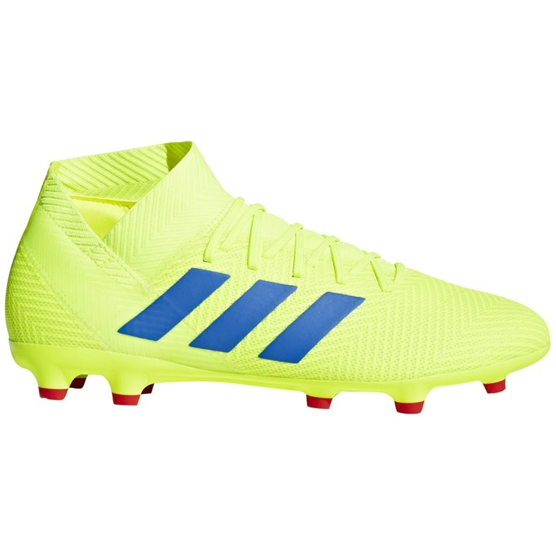 Chuteiras adidas Nemeziz 18.3 Fg amarelo azul BB9438 multicolorido