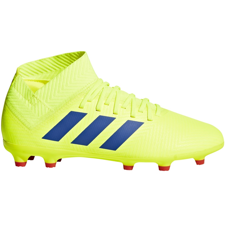 Chuteiras amarelas Adidas Nemeziz 18.3 Fg Jr CM8505 amarelo amarelo