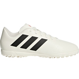 Chuteiras Adidas Nemeziz 18.4 Tf Jr CM8523 multicolorido branco
