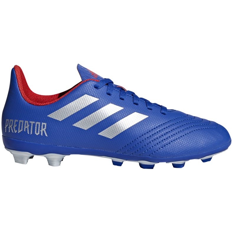 Chuteiras adidas Predator 19.4 FxG Jr azul CM8540 multicolorido
