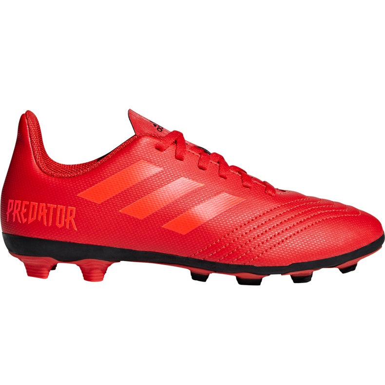 Chuteiras Adidas Predator 19.4 FxG Jr CM8541 multicolorido vermelho