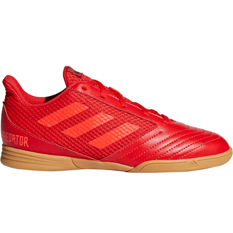 Chuteiras Adidas Predator 19.4 In Sala Jr CM8552 multicolorido vermelho