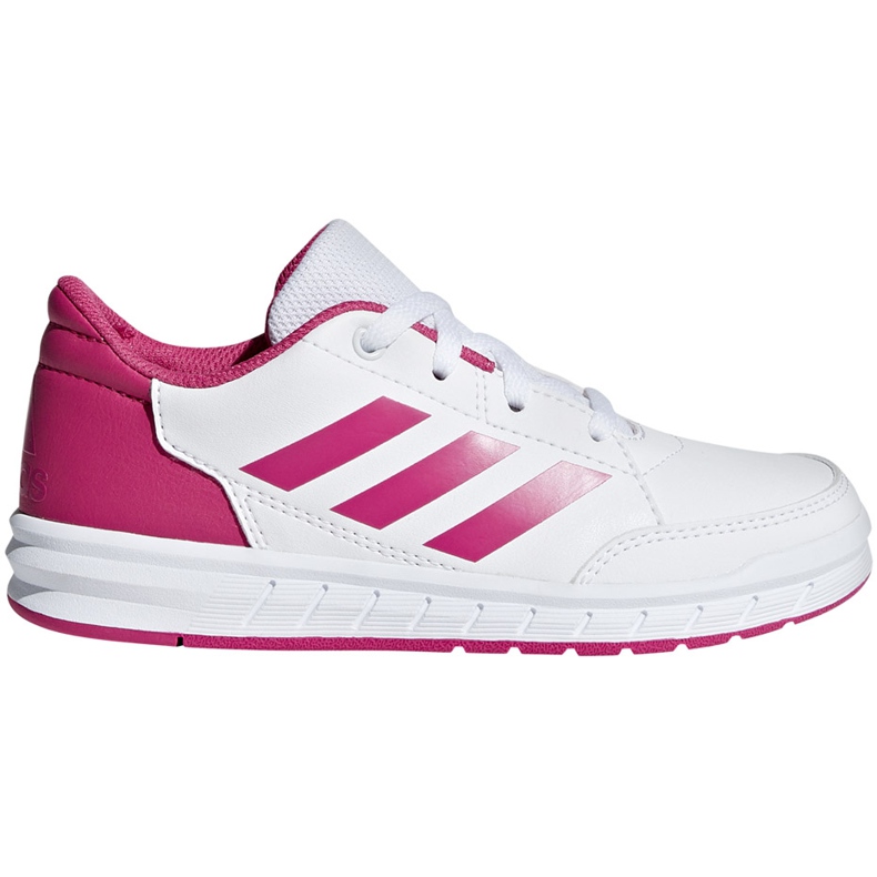 Sapatos infantis Adidas AltaSport K branco e rosa D96870