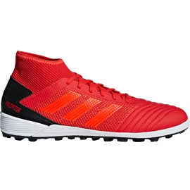 Chuteiras Adidas Predator Tango 19.3 Tf D97962 vermelho vermelho