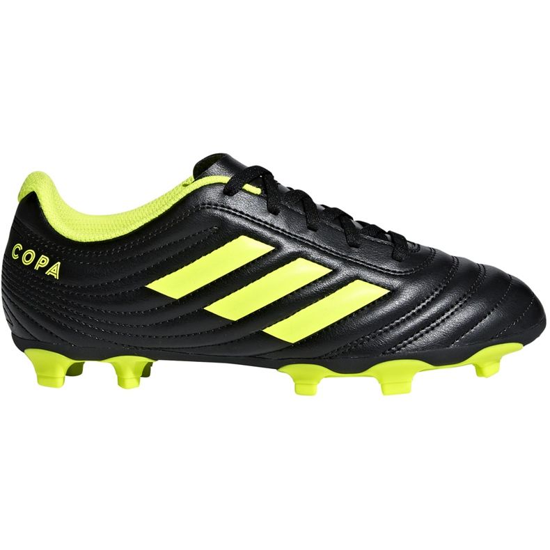 Chuteiras Adidas Copa 19.4 Fg Jr preto amarelo D98088 multicolorido